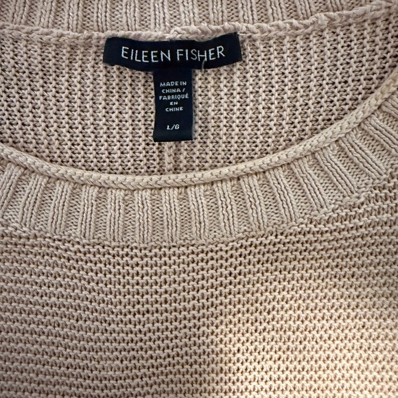 Eileen Fisher Women’s Organic Linen/cotton Dusty Rose Knitted Sweater Size L‎ - Picture 7 of 8